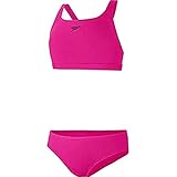 Speedo Mädchen Essential Endurance+ Medalist 2 Piece Bikini, Rosa, 140 EU