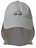 iQ-UV Schutz Kappe mit Nackenschutz iQ Company Sonnenschutz UV Cap Grau recycelt