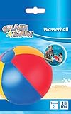 VEDES Großhandel 77802347 Splash & Fun Strandball uni, 30cm, Bunt
