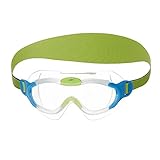 Speedo Biofuse-Maske, bequeme Passform, verstellbares Design, zusätzliche Sicherheit, rosa und grün, Unisex-Größe für Kleinkinder