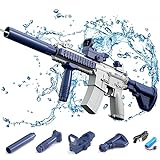 Maxee Elektrische Wasserpistole, M416 EIN-Knopf Automatische Spritzpistolen, Spielzeug Wasserpistole für Kinder Erwachsene Sommer Schwimmbad Party Strand im Freien